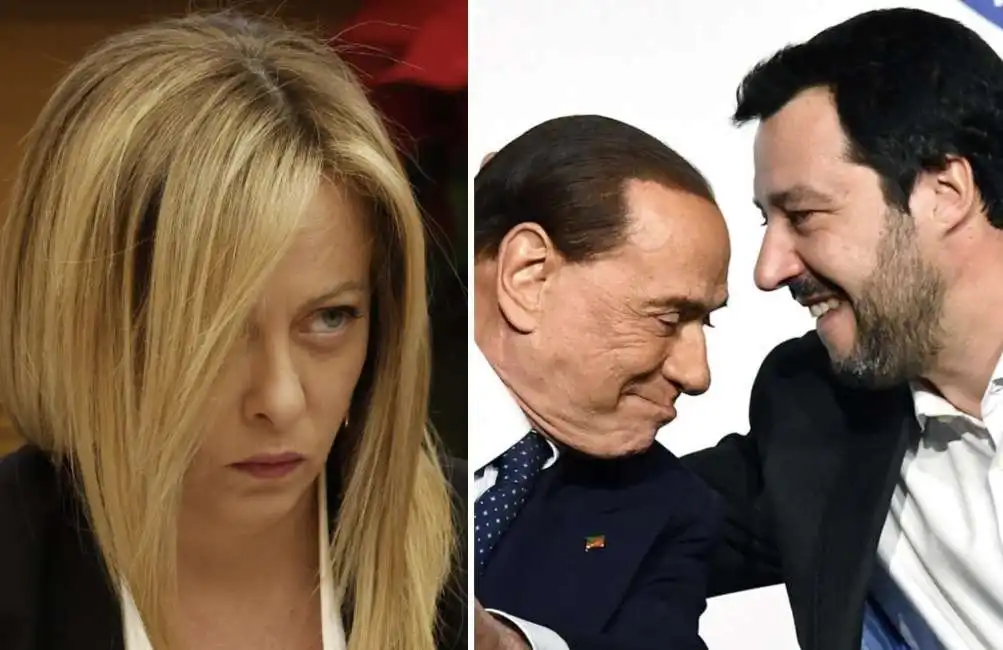 giorgia meloni salvini berlusconi 