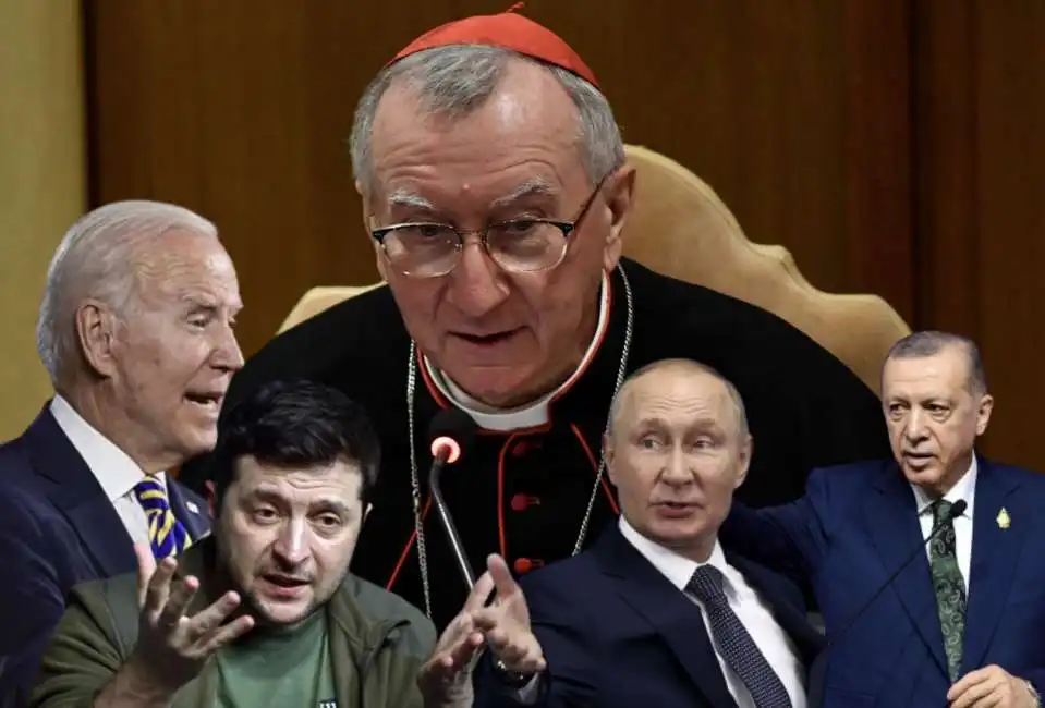 joe biden volodymyr zelensky vladimir putin recep tayyip erdogan pietro parolin