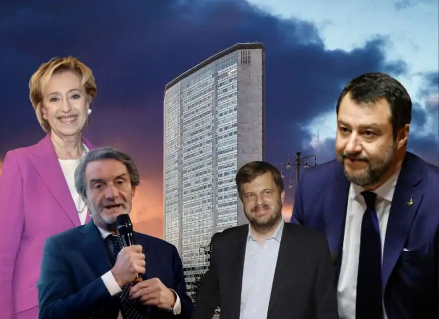 letizia moratti attilio fontana matteo salvini pierfrancesco majorino 