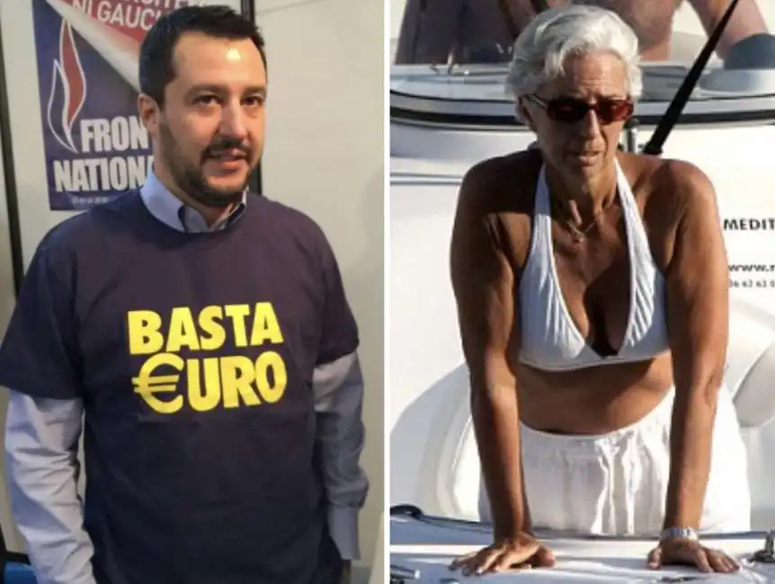 matteo salvini christine lagarde 