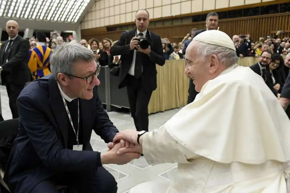 maurizio landini papa francesco