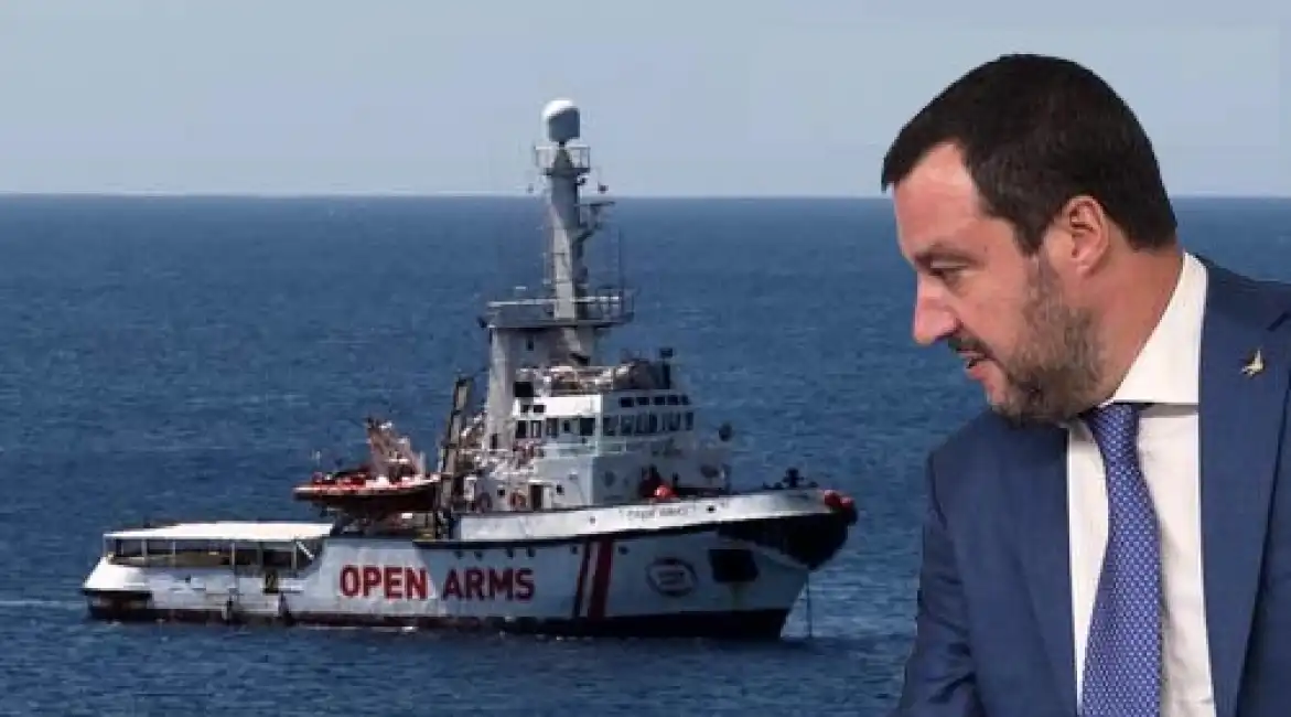 open arms salvini