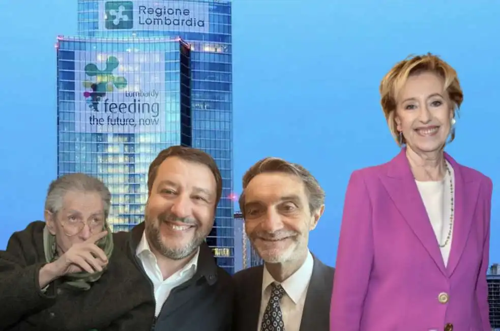 pirellone regione lombardia attilio fontana matteo salvini letizia moratti 