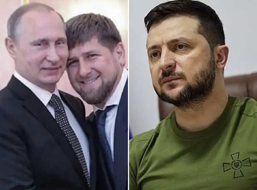 putin kadyrov zelensky