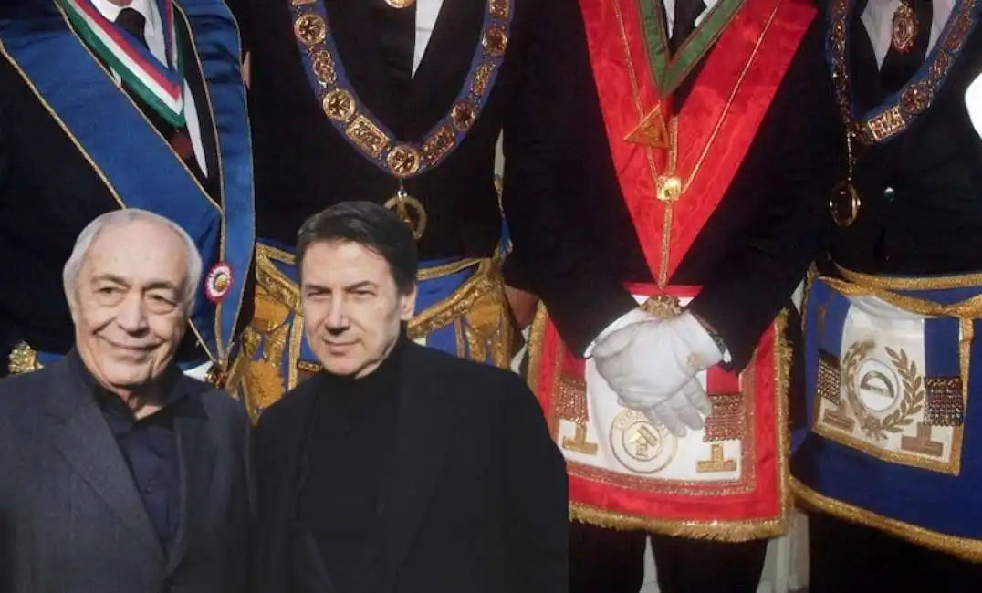 sergio rosso giuseppe conte massoneria massoni 