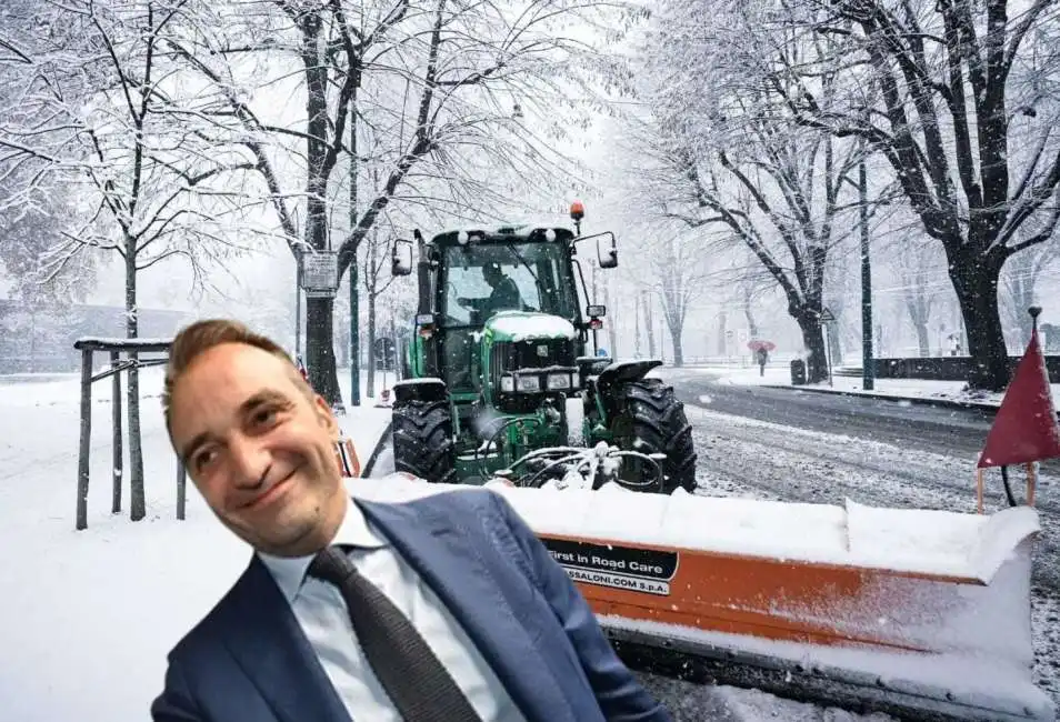 stefano lo russo sindaco di torino nevicata