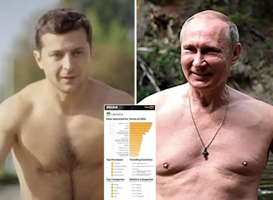 volodymyr zelensky vladimir putin pornhub