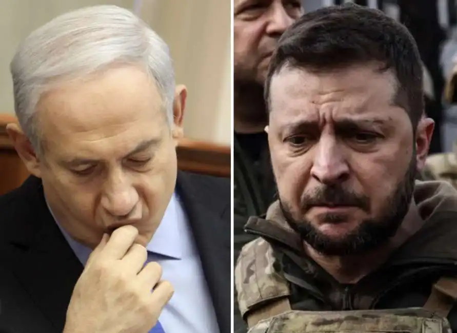 benjamin netanyahu volodymyr zelensky 