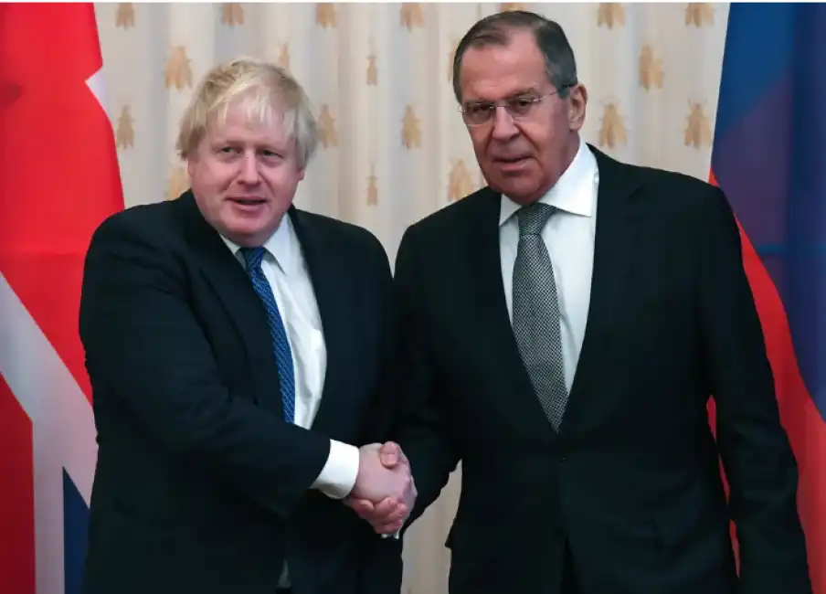 boris johnson lavrov