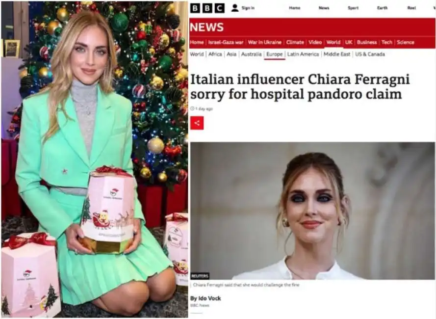 chiara ferragni e il caso pandoro sulla bbc