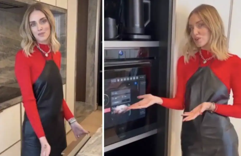 chiara ferragni e la sua nuova cucina