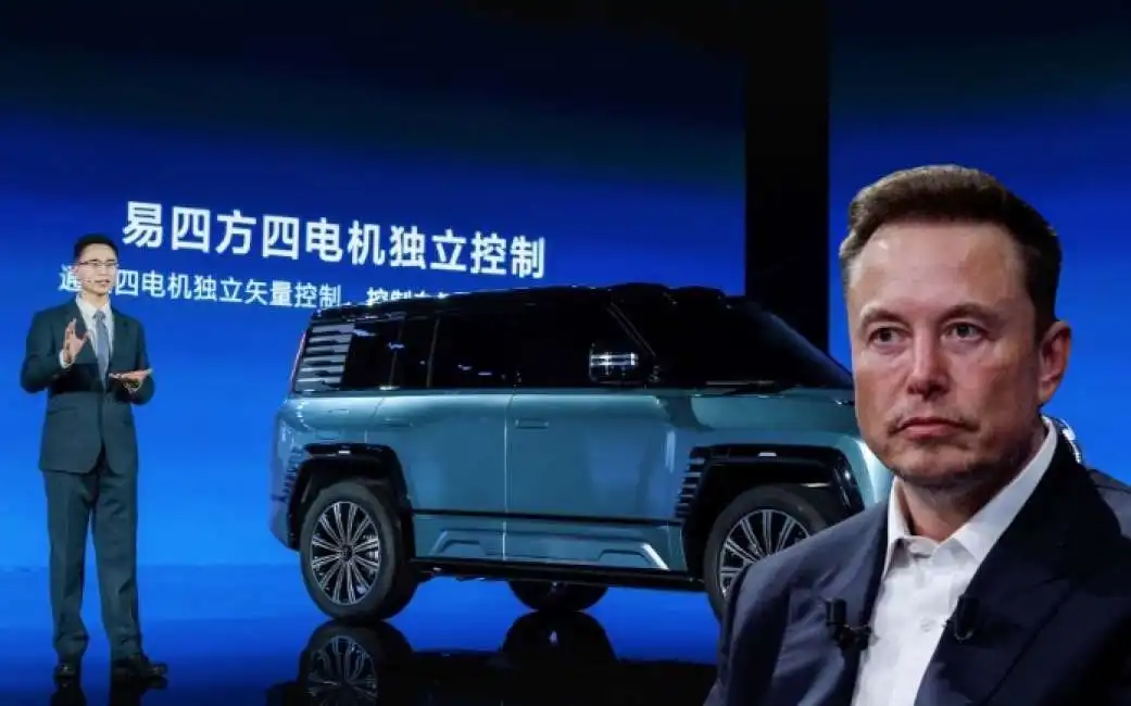 elon musk tesla auto elettriche cina byd