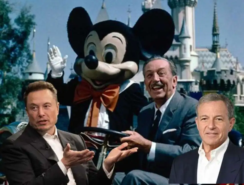 elon musk walt disney bob iger 