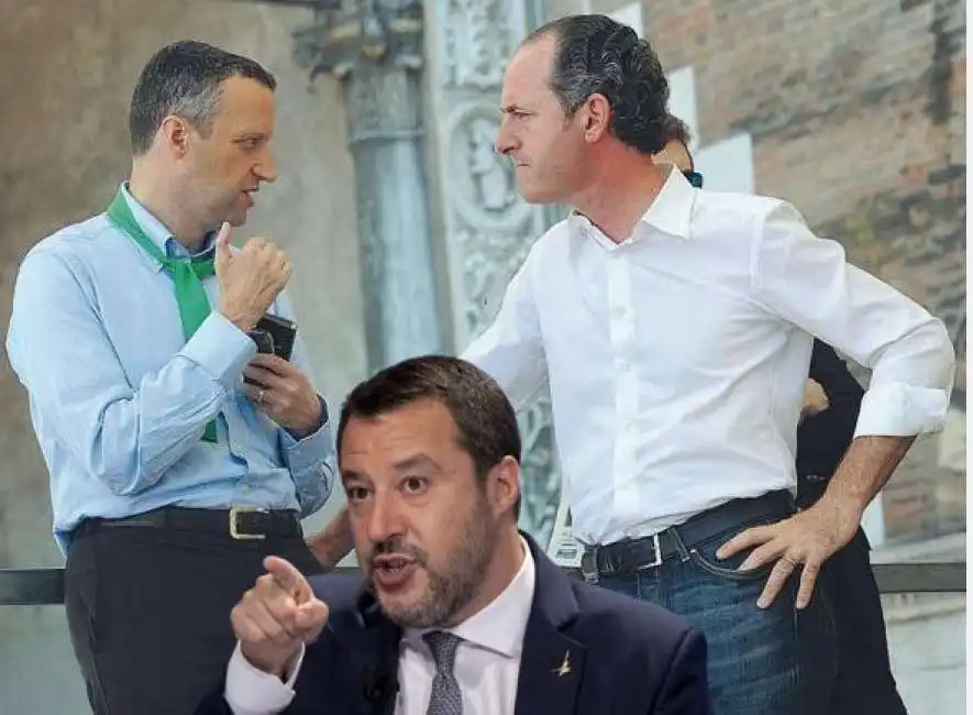 flavio tosi luca zaia matteo salvini