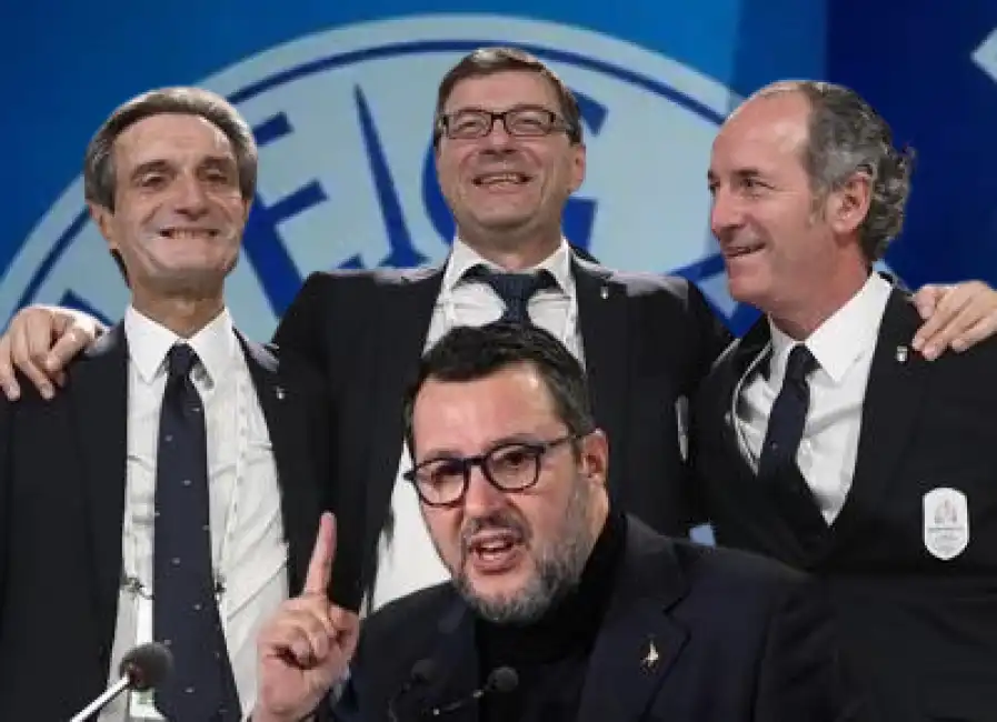 fontana zaia giorgetti salvini 