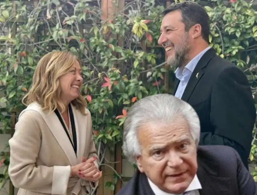 giorgia meloni matteo salvini denis verdini 