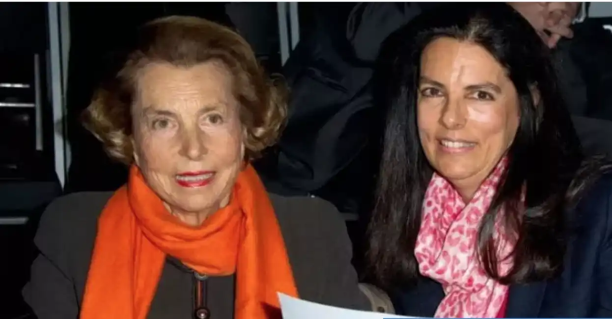 liliane bettencourt con la figlia francoise