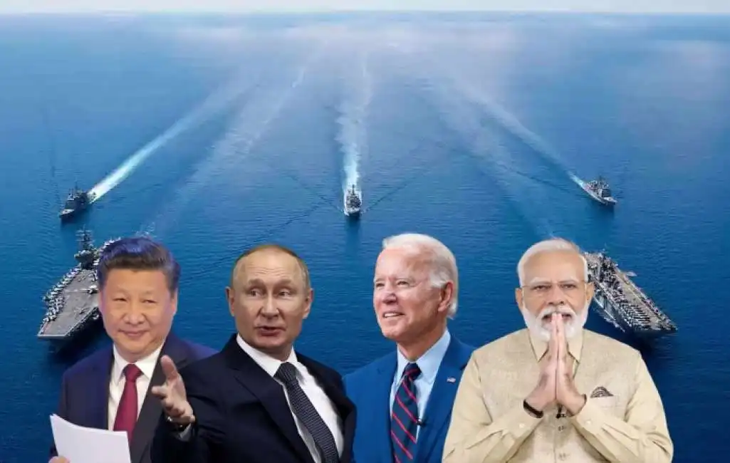 mare guerra vladimir putin joe biden oceani xi jinoing narendra modi