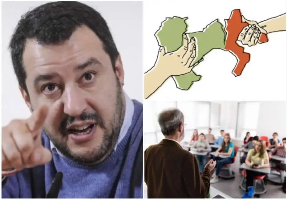 matteo salvini scuola nord sud 