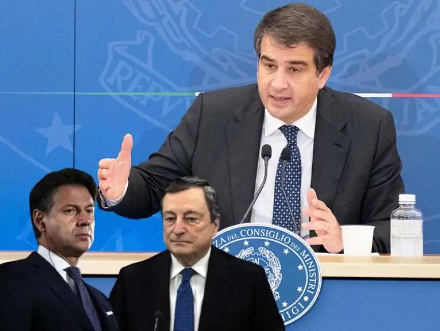 raffaele fitto mario draghi giuseppe conte