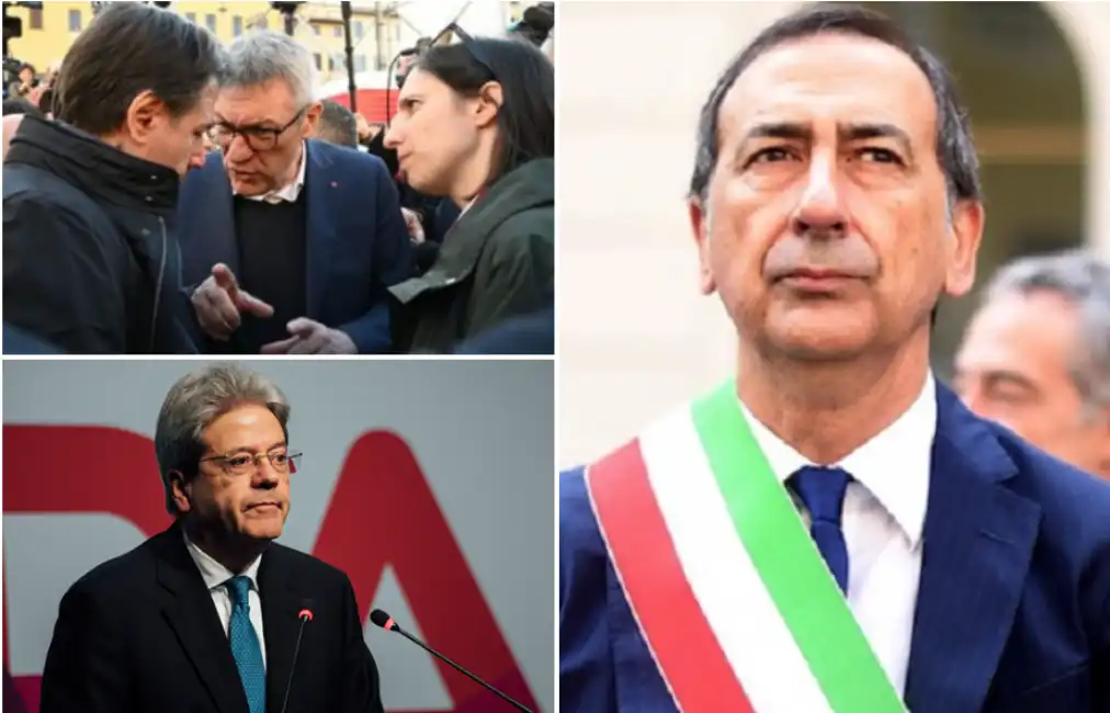 sala gentiloni landini conte schlein