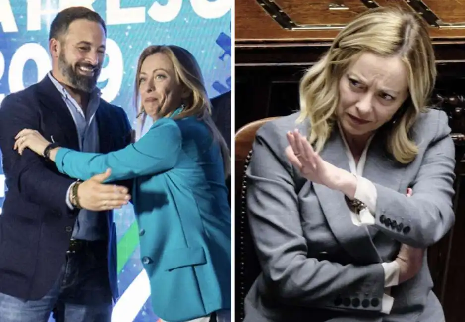 santiago abascal giorgia meloni 