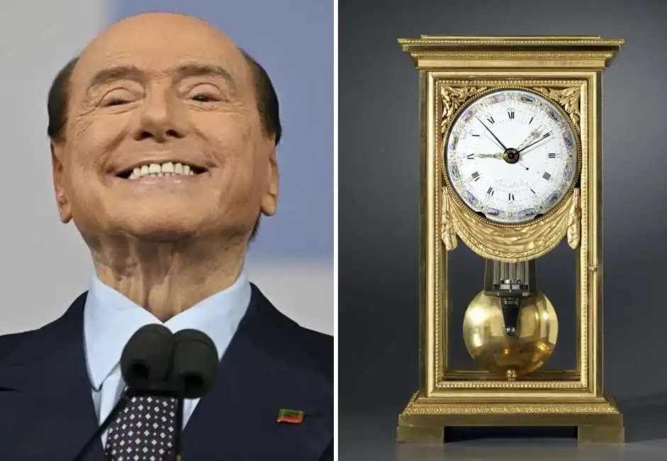 silvio berlusconi orologio louis xvi 