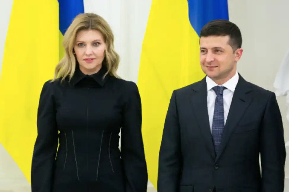 zelensky e la moglie