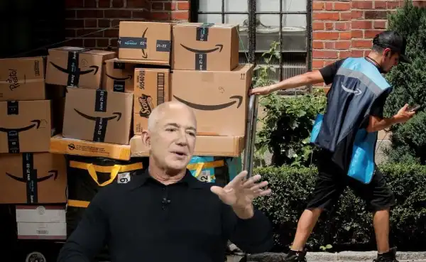 amazon jeff bezos pacchi consegna