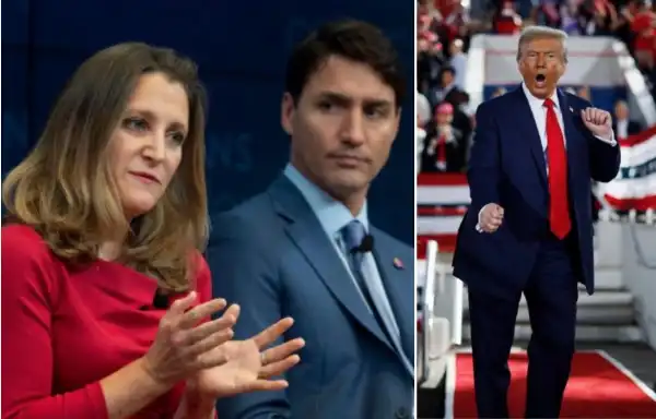 chrystia freeland justin trudeau donald trump