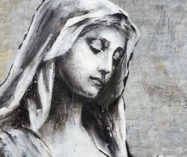 la madonna con bambino di banksy