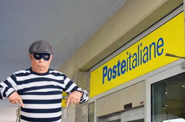 ladro anziano rapina posta poste ufficio postale 