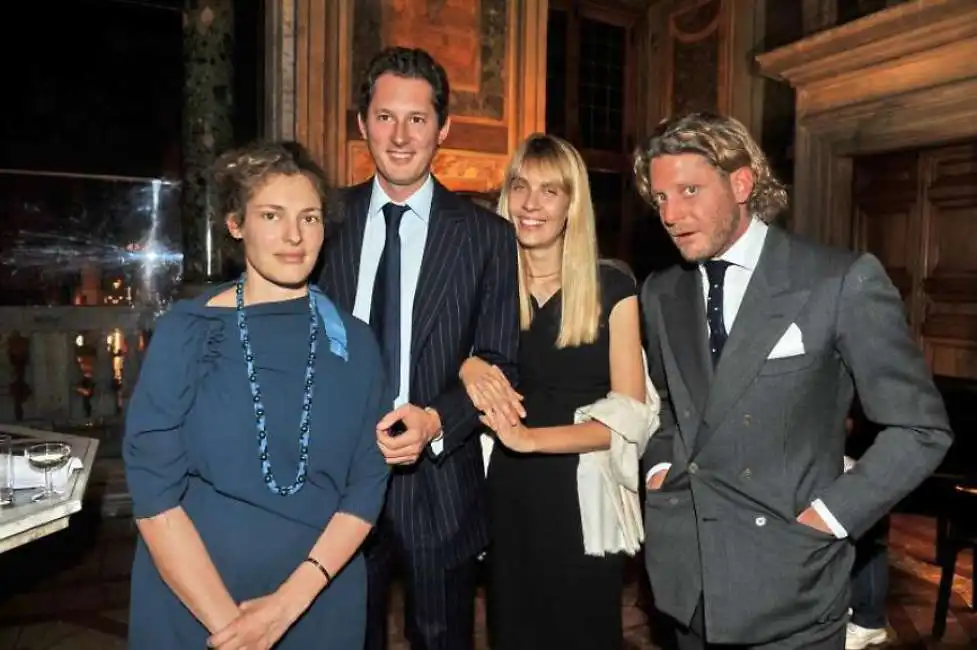 lapo e john elkann lavinia borromeo