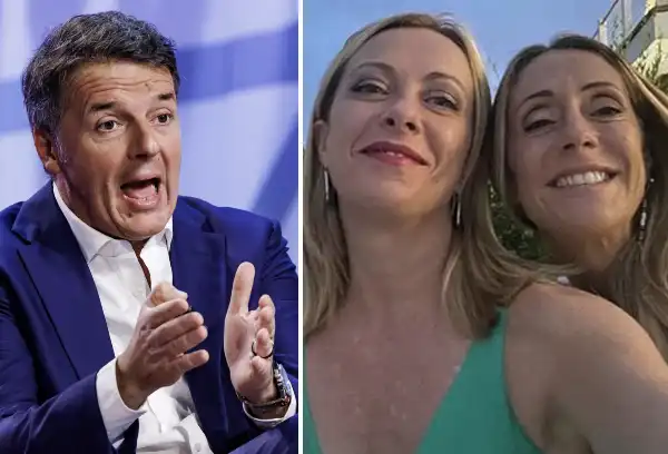 matteo renzi giorgia meloni arianna 