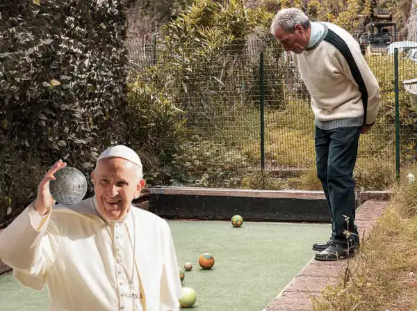 papa francesco bergoglio bocce