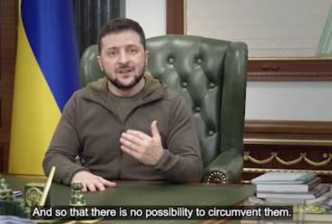 volodymyr zelensky: ucraina paga con la vita le sanzioni deboli