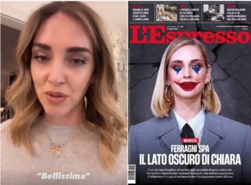 chiara ferragni reagisce alla copertina del l'espresso