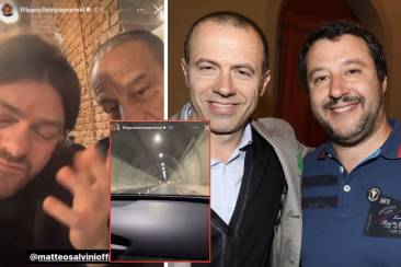 filippo champagne (romeo) e nevio lo stirato contro matteo salvini