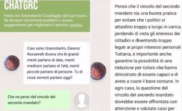 chat con l'intelligenza artificiale di gianroberto casaleggio