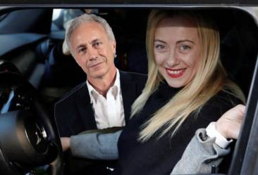 marco travaglio racconta del passaggio in macchina ricevuto da giorgia meloni