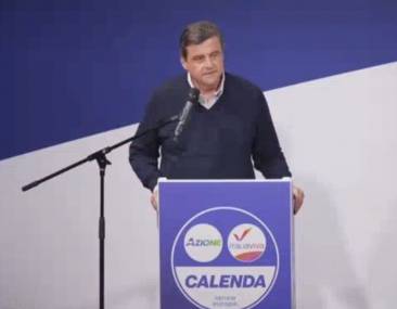 carlo calenda alla presentazione della candidatura di letizia moratti